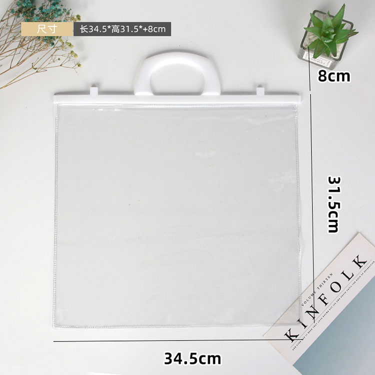 PVC Clear Bag med PP-håndtak